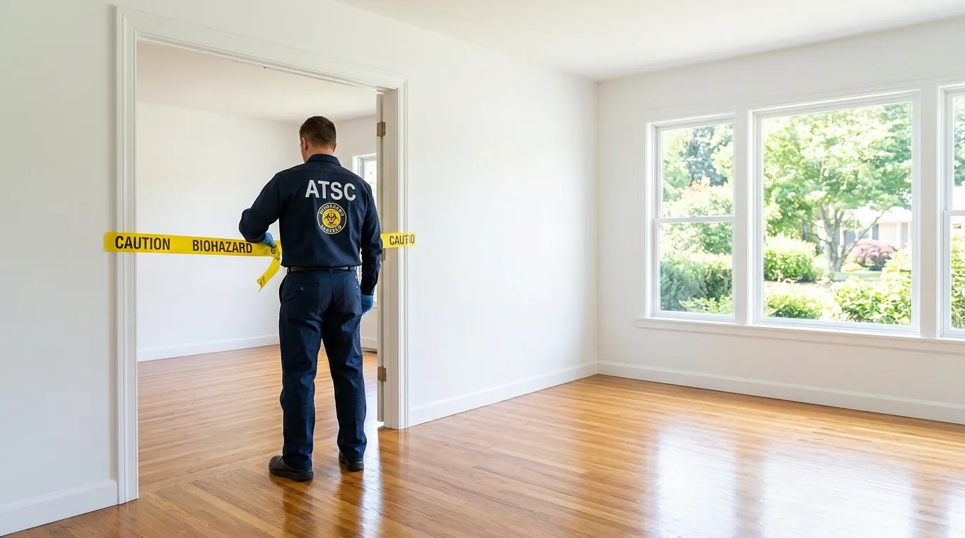 Certified biohazard cleanup crew performing Crime Scene Cleanup in Norwich