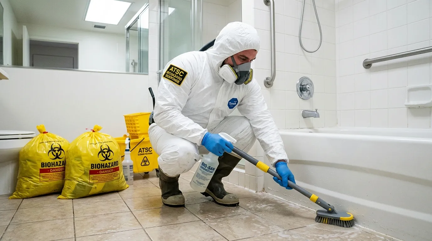 Decontamination equipment deployed for Blood Cleanup in Norwich